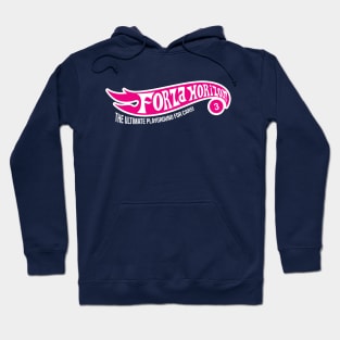 The Ultimate Playground for Cars! - Pink/White Colorway Hoodie